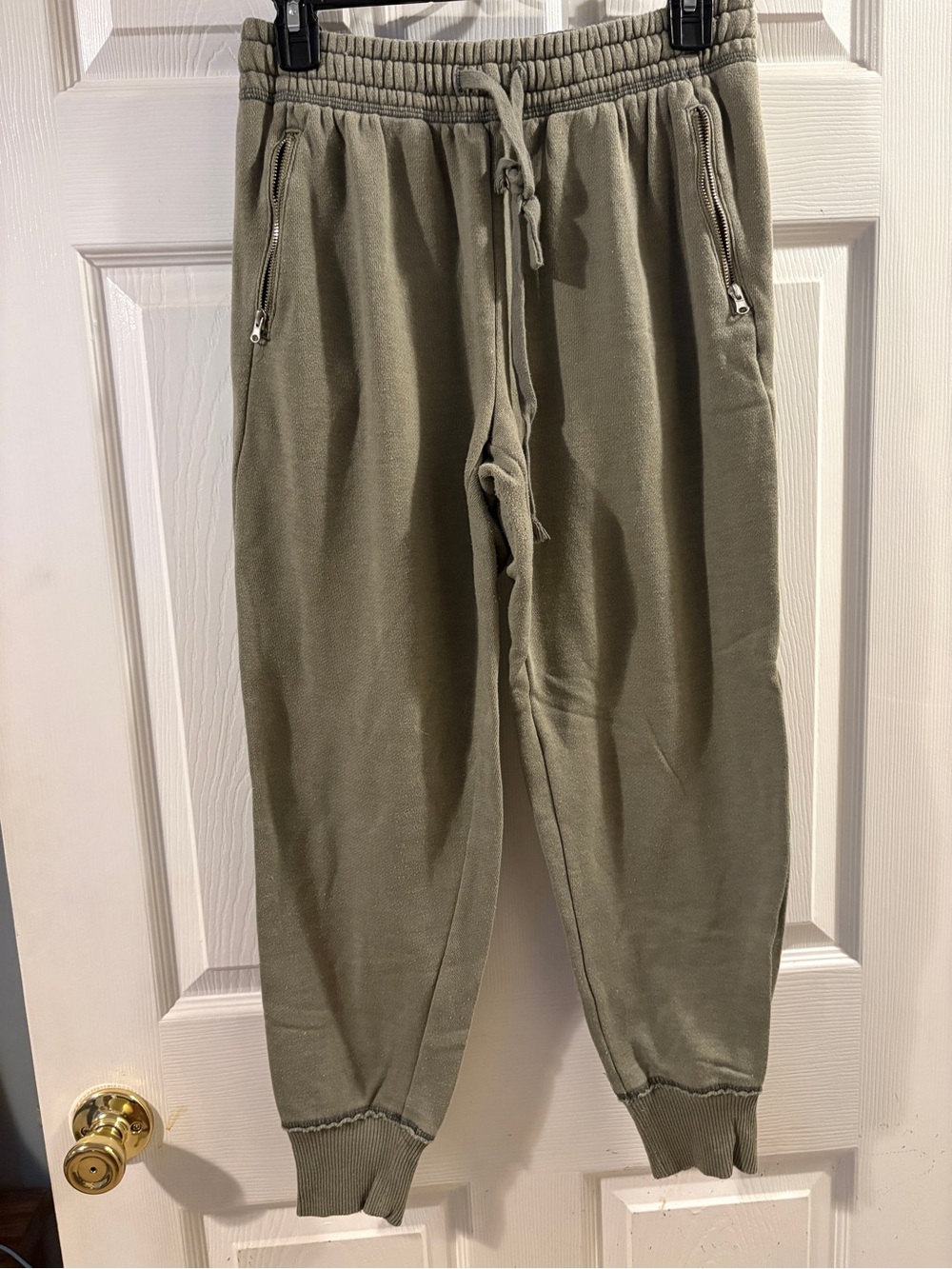 aerie Olive Green Drawstring Jogger Pants